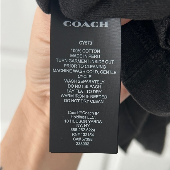 Coach Black T-Rex Graphic Tee - Picture 6 of 6